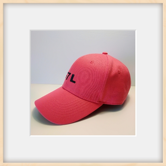 S7L Signature 7 Label cotton twill baseball cap / salmon - Picture 3 of 5